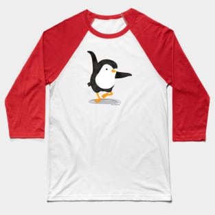 Dancing Penguin 1 Baseball T-Shirt